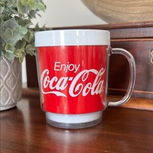 Enjoy Coca Cola Red and White Insulated Mug